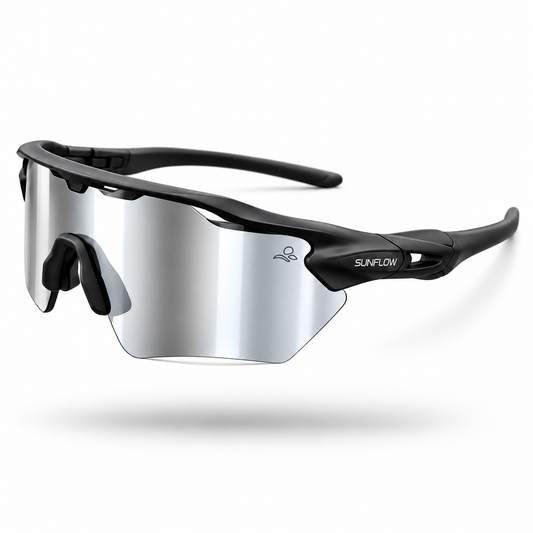 Óculos Esportivo SunFlow SilverEdge Proteção UV400
